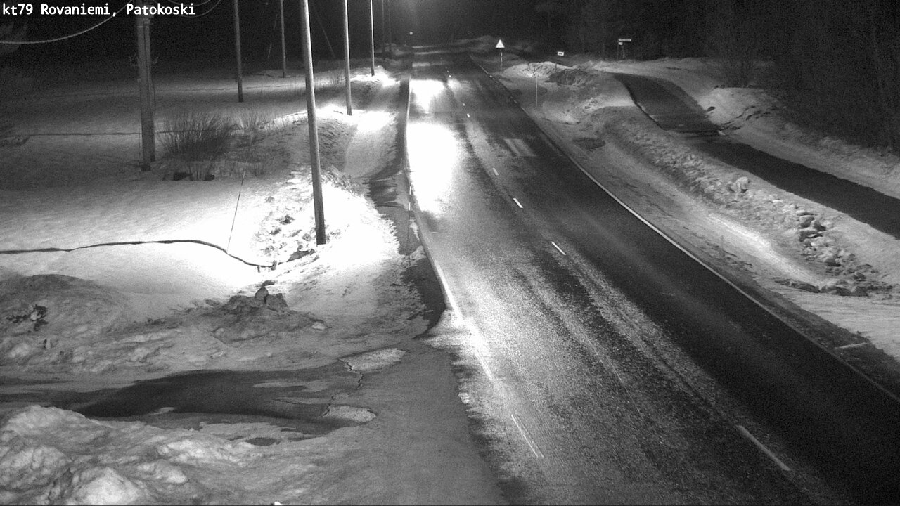 Weather Camera Image Väg 79 Rovaniemi, Patokoski, Rovaniemi, Lappi