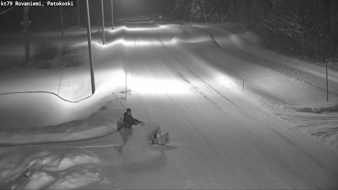 Weather Camera Image Road 79 Rovaniemi, Patokoski, Rovaniemi, Lappi