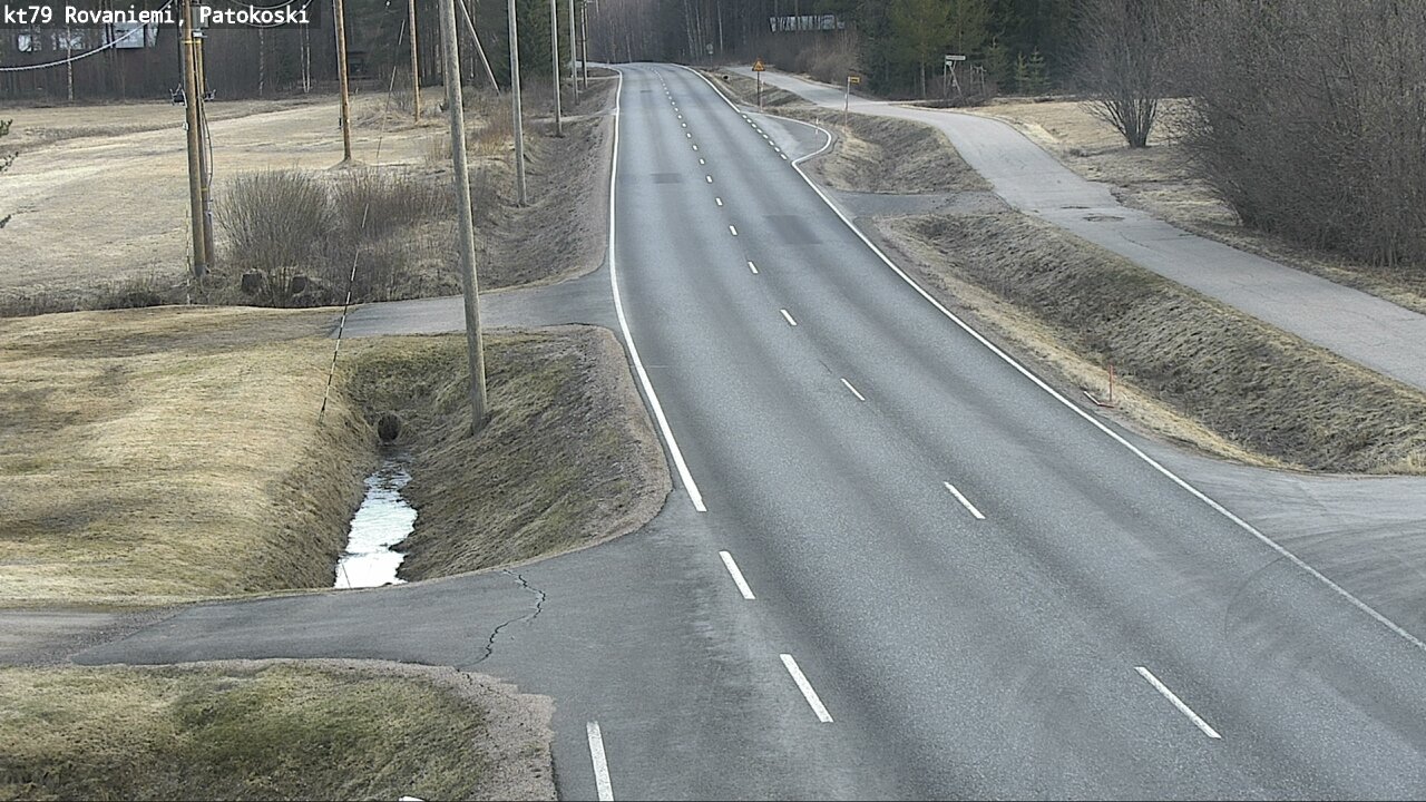 Weather Camera Image Väg 79 Rovaniemi, Patokoski, Rovaniemi, Lappi