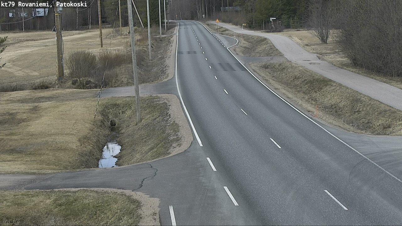 Weather Camera Image Väg 79 Rovaniemi, Patokoski, Rovaniemi, Lappi