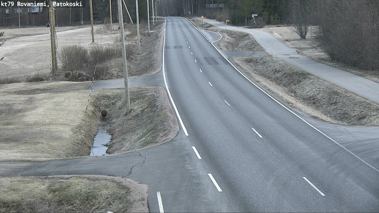 Weather Camera Image Väg 79 Rovaniemi, Patokoski, Rovaniemi, Lappi