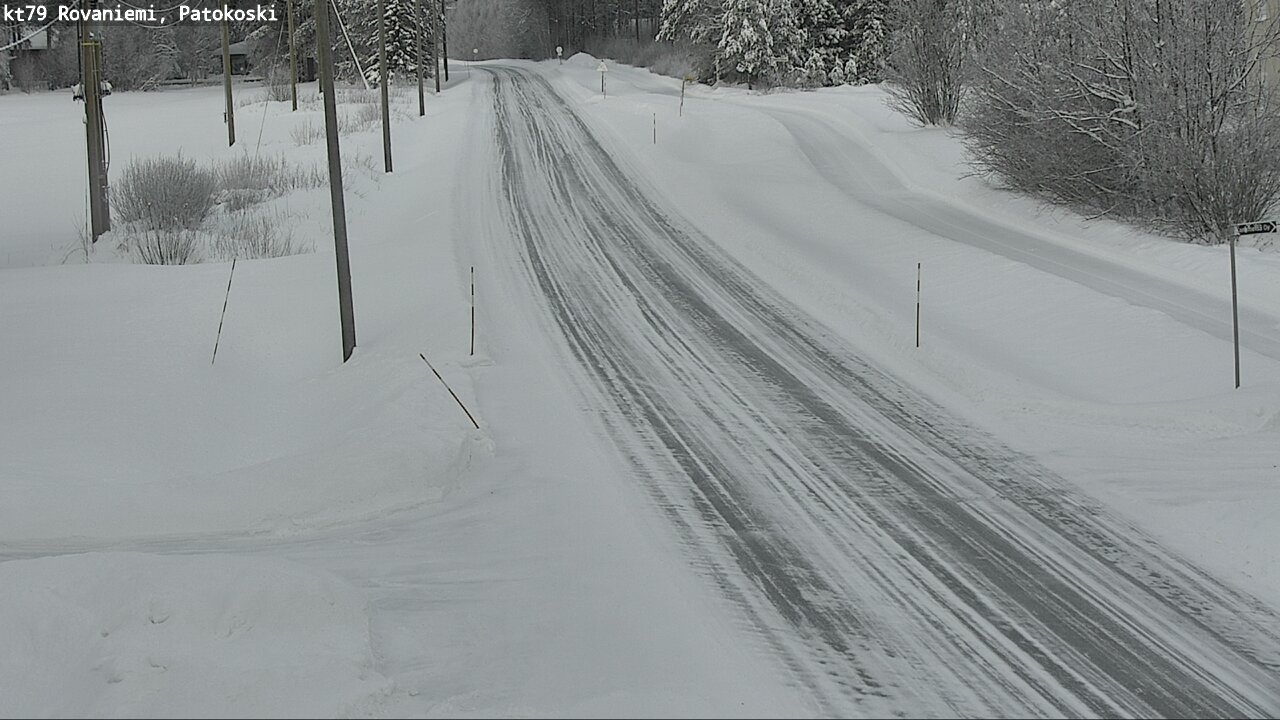 Weather Camera Image Road 79 Rovaniemi, Patokoski, Rovaniemi, Lappi