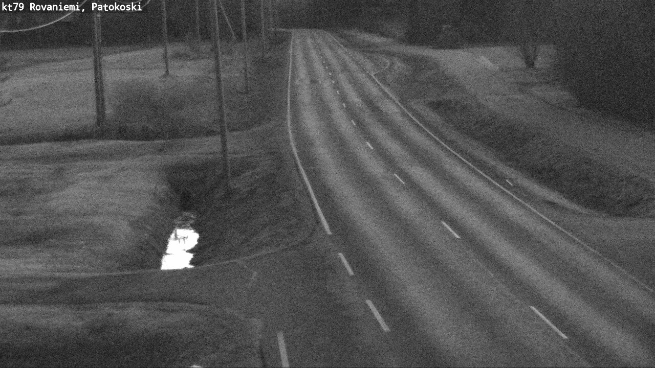Weather Camera Image Väg 79 Rovaniemi, Patokoski, Rovaniemi, Lappi