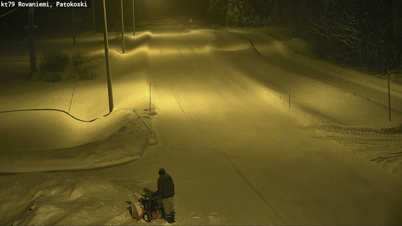 Weather Camera Image Road 79 Rovaniemi, Patokoski, Rovaniemi, Lappi
