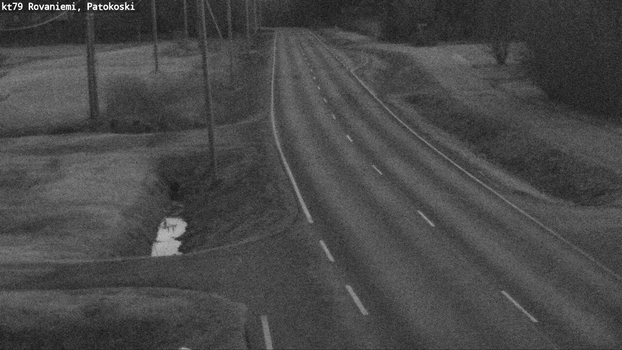 Weather Camera Image Väg 79 Rovaniemi, Patokoski, Rovaniemi, Lappi