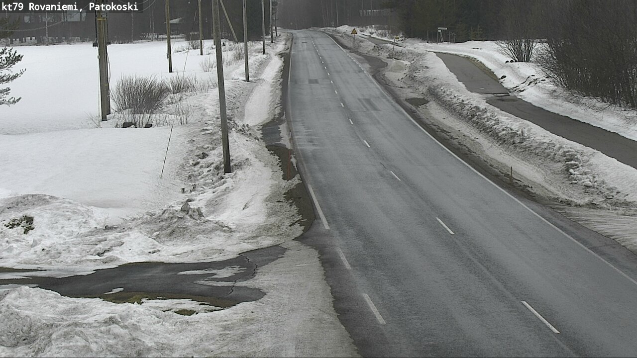 Weather Camera Image Road 79 Rovaniemi, Patokoski, Rovaniemi, Lappi