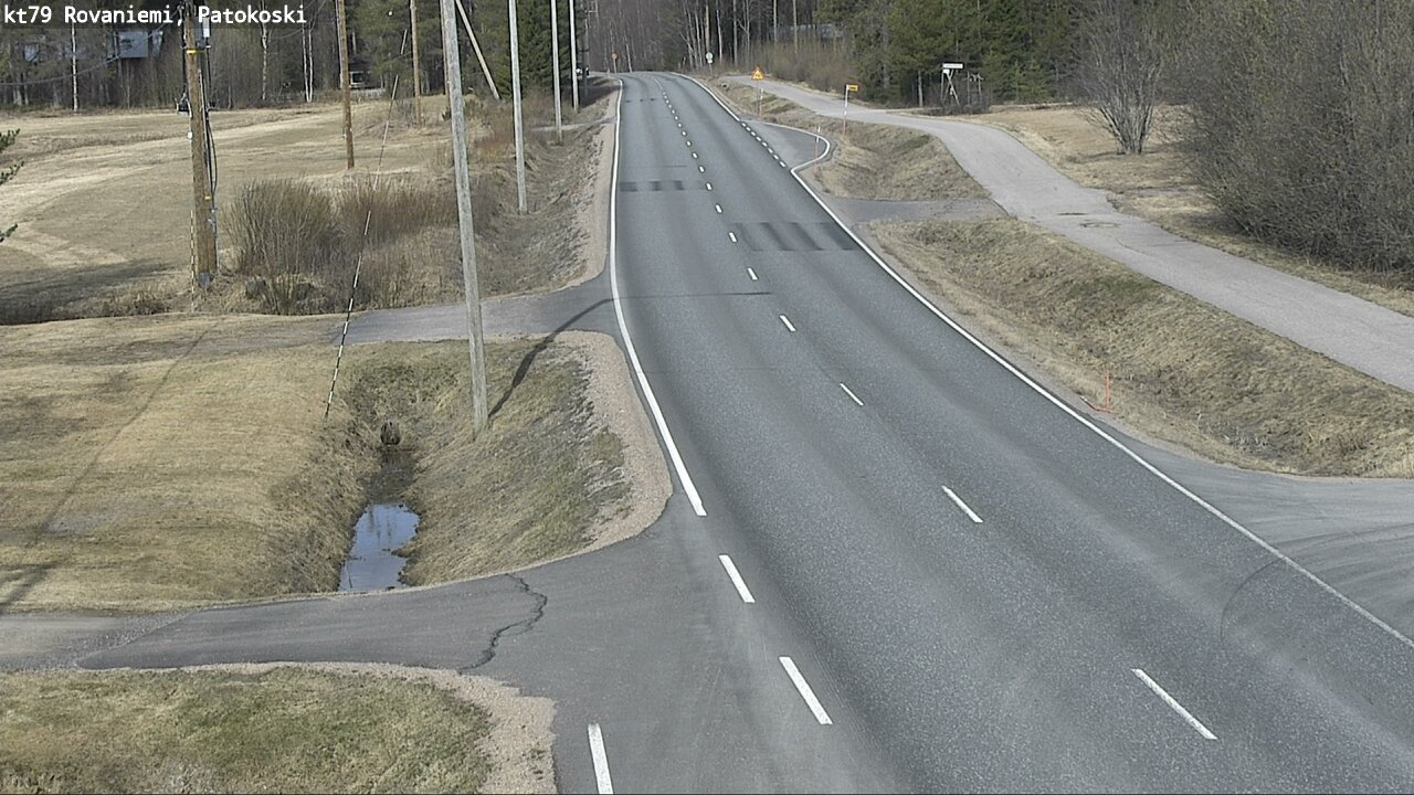 Weather Camera Image Väg 79 Rovaniemi, Patokoski, Rovaniemi, Lappi
