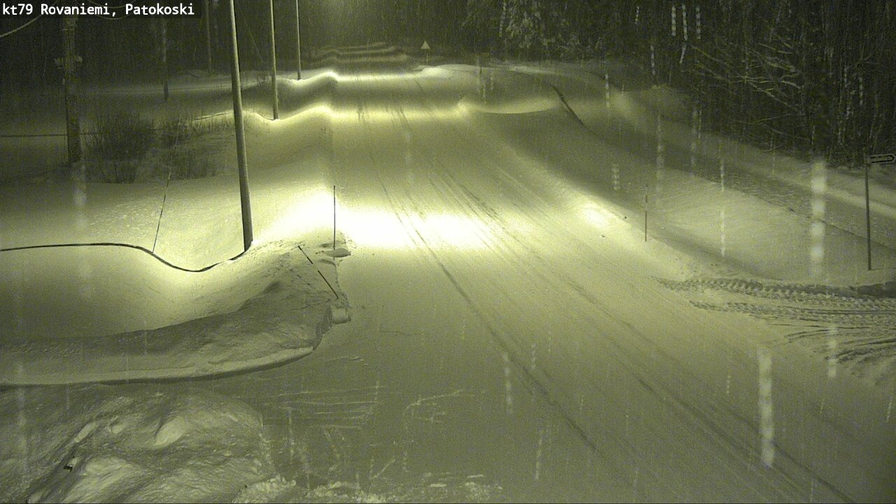 Weather Camera Image Road 79 Rovaniemi, Patokoski, Rovaniemi, Lappi