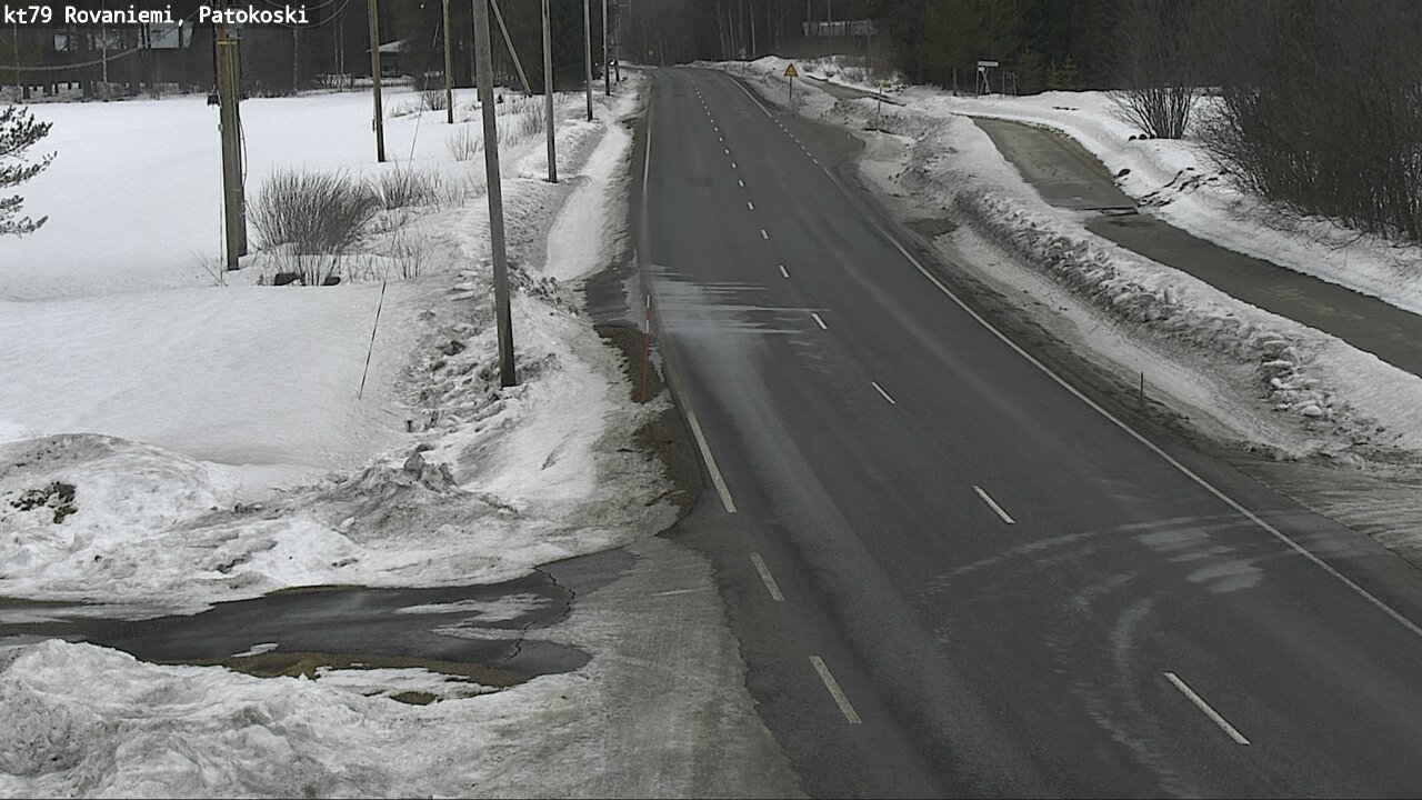 Weather Camera Image Road 79 Rovaniemi, Patokoski, Rovaniemi, Lappi