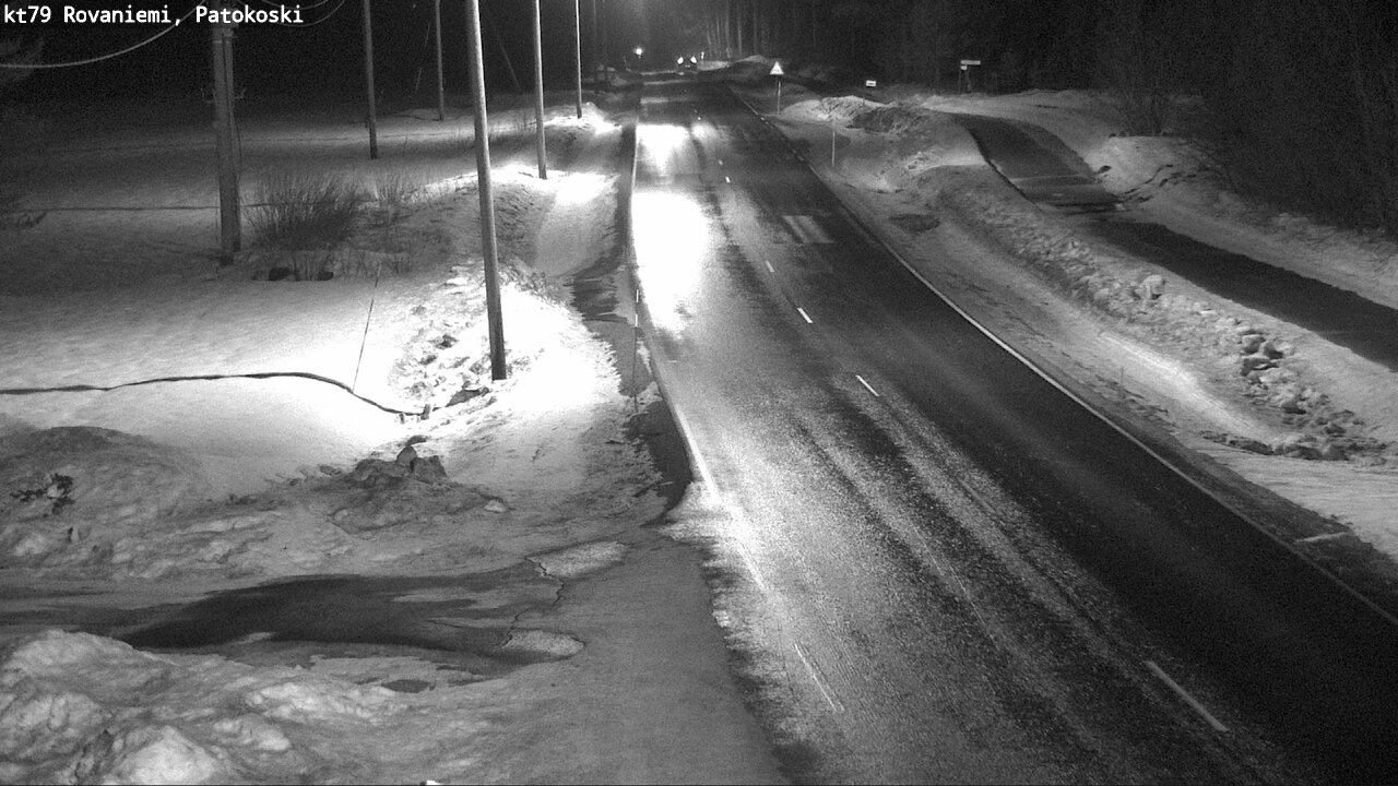 Weather Camera Image Väg 79 Rovaniemi, Patokoski, Rovaniemi, Lappi