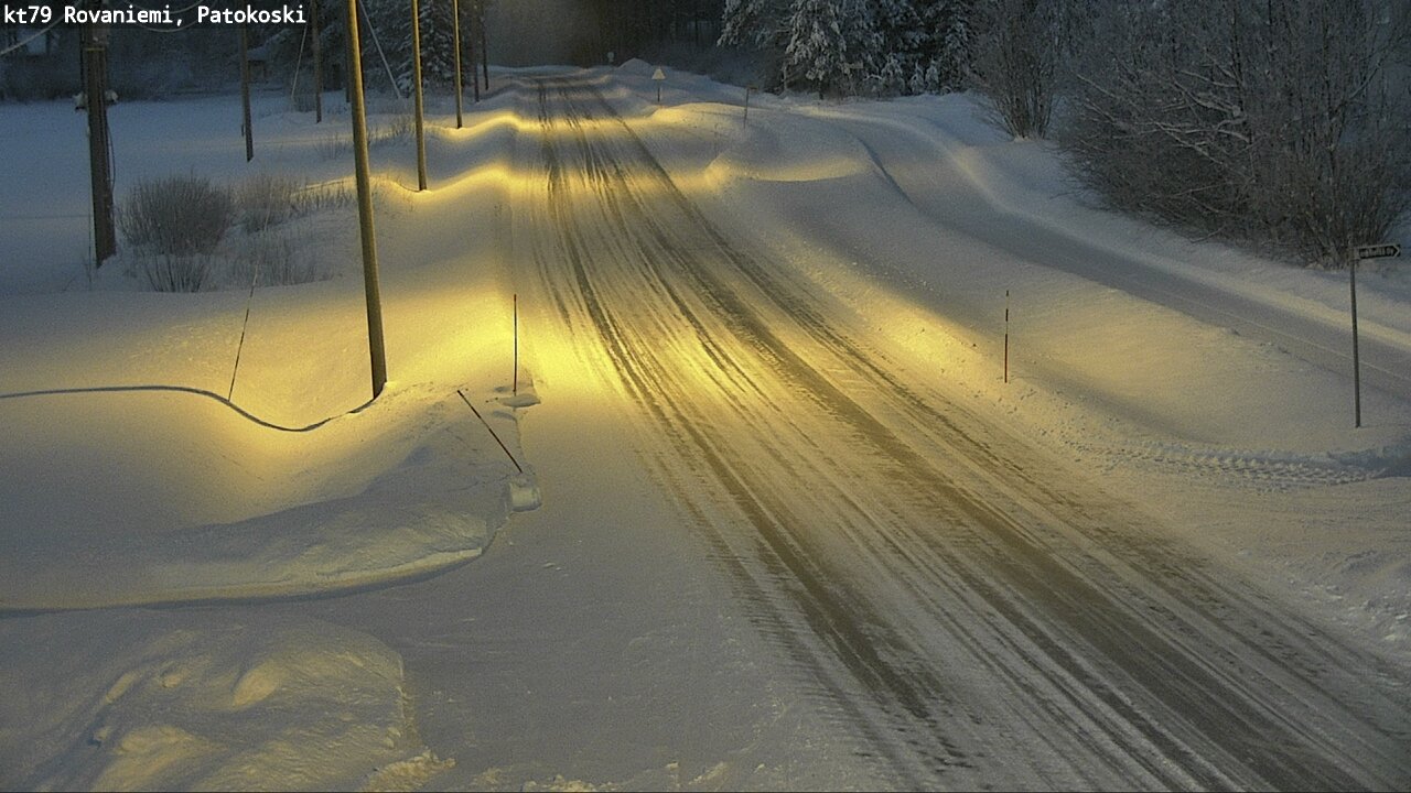 Weather Camera Image Road 79 Rovaniemi, Patokoski, Rovaniemi, Lappi