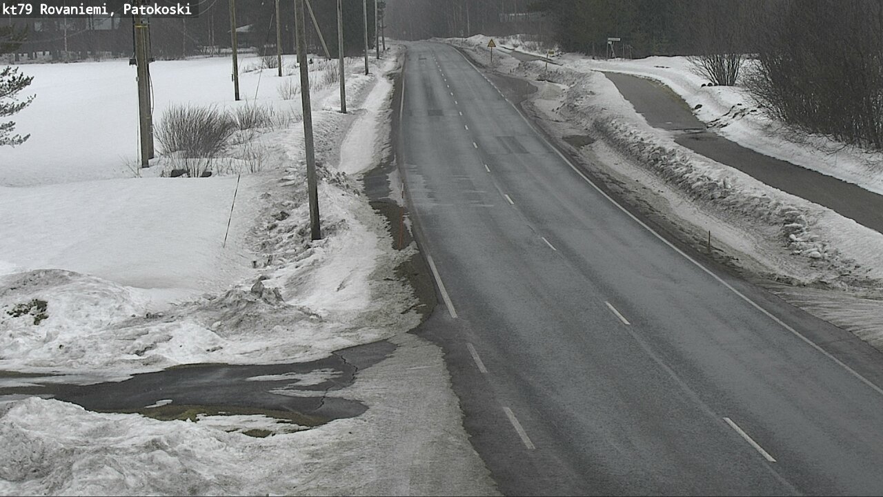 Weather Camera Image Road 79 Rovaniemi, Patokoski, Rovaniemi, Lappi