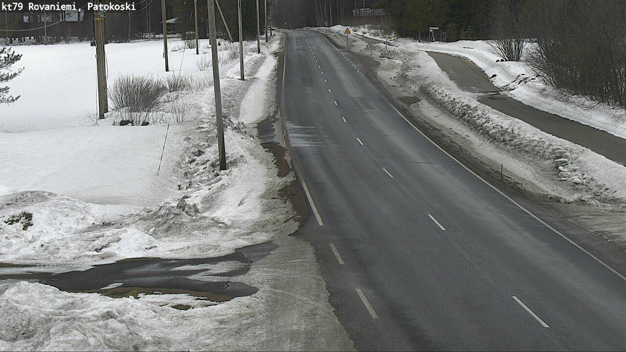 Weather Camera Image Väg 79 Rovaniemi, Patokoski, Rovaniemi, Lappi