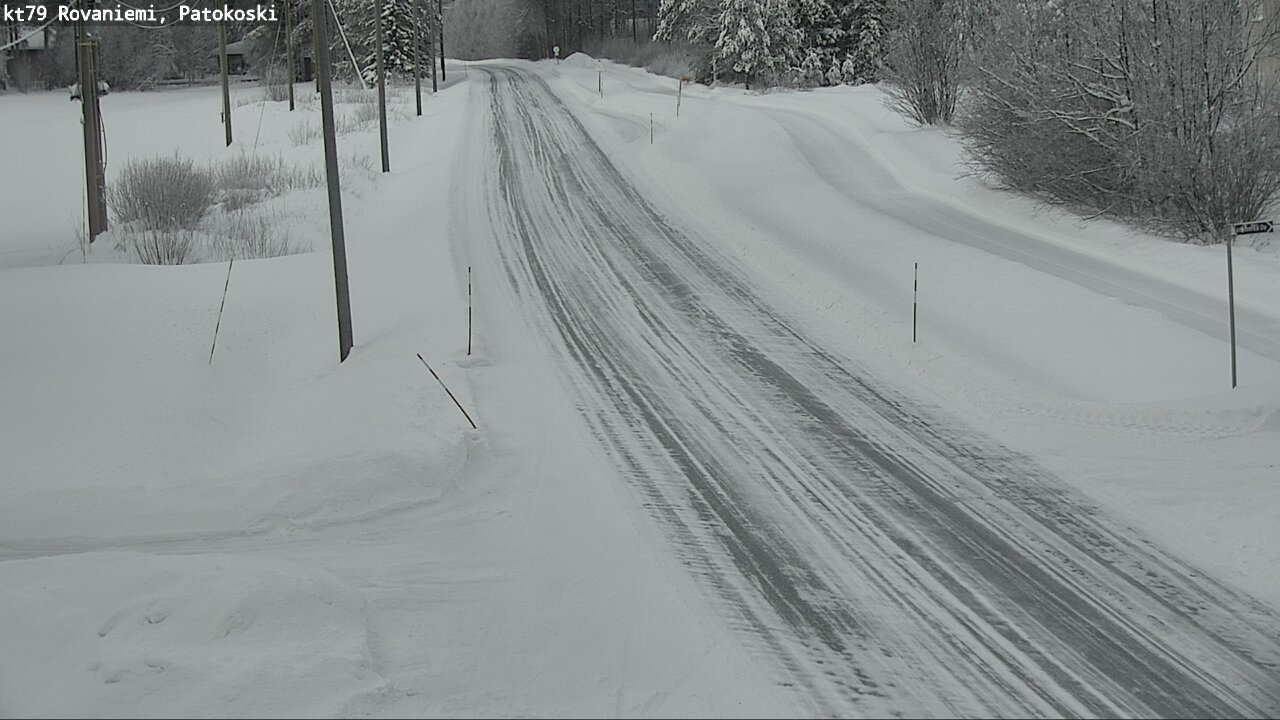 Weather Camera Image Väg 79 Rovaniemi, Patokoski, Rovaniemi, Lappi