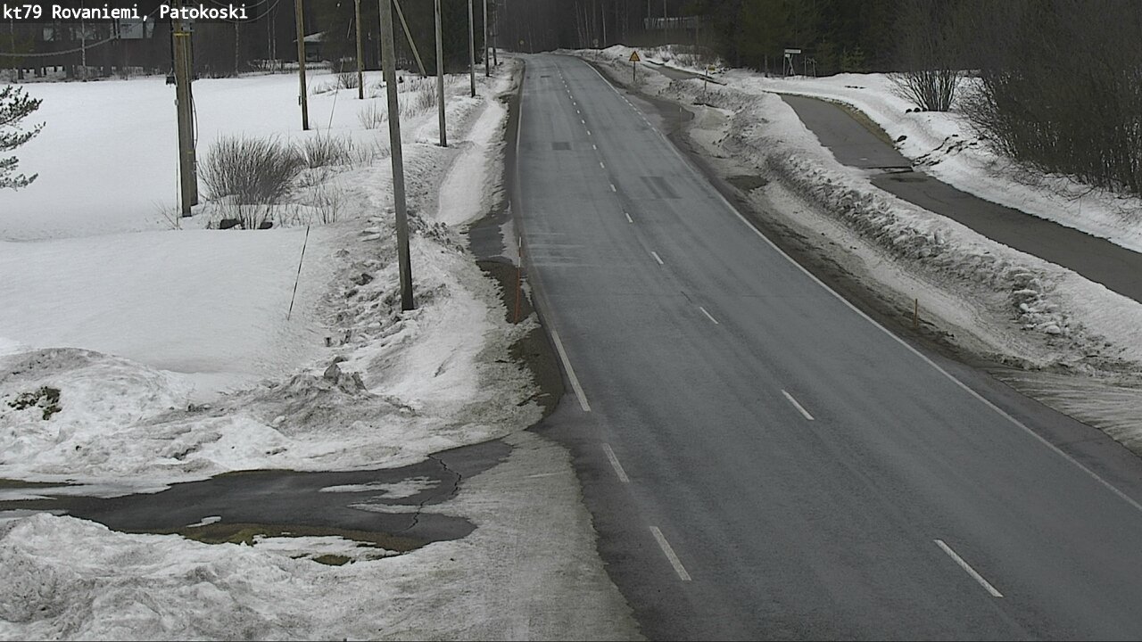Weather Camera Image Road 79 Rovaniemi, Patokoski, Rovaniemi, Lappi