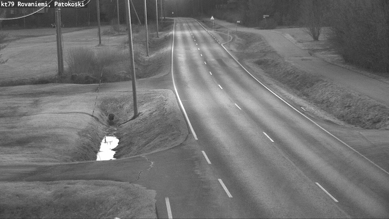 Weather Camera Image Väg 79 Rovaniemi, Patokoski, Rovaniemi, Lappi