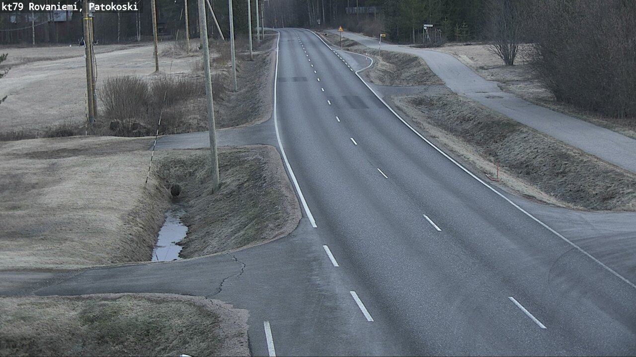 Weather Camera Image Väg 79 Rovaniemi, Patokoski, Rovaniemi, Lappi