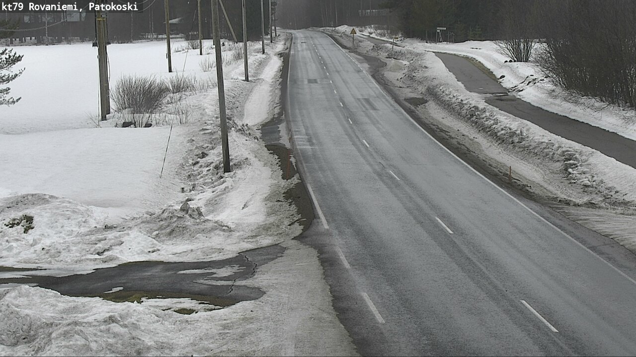 Weather Camera Image Road 79 Rovaniemi, Patokoski, Rovaniemi, Lappi