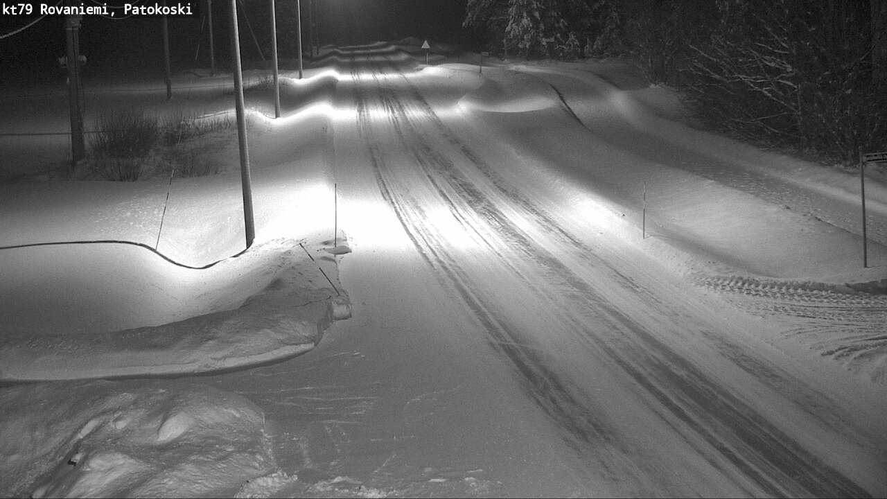 Weather Camera Image Road 79 Rovaniemi, Patokoski, Rovaniemi, Lappi