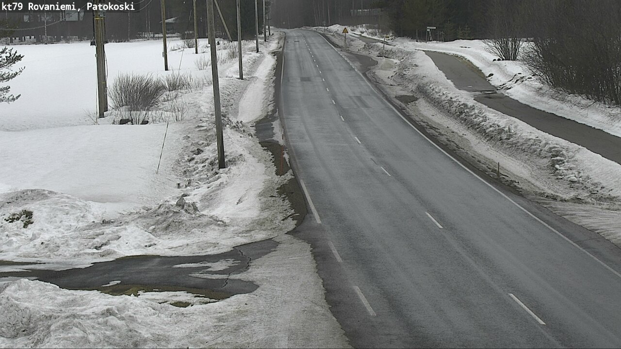 Weather Camera Image Road 79 Rovaniemi, Patokoski, Rovaniemi, Lappi