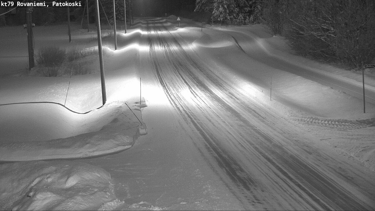 Weather Camera Image Road 79 Rovaniemi, Patokoski, Rovaniemi, Lappi