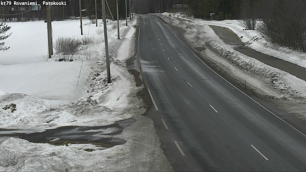 Weather Camera Image Road 79 Rovaniemi, Patokoski, Rovaniemi, Lappi