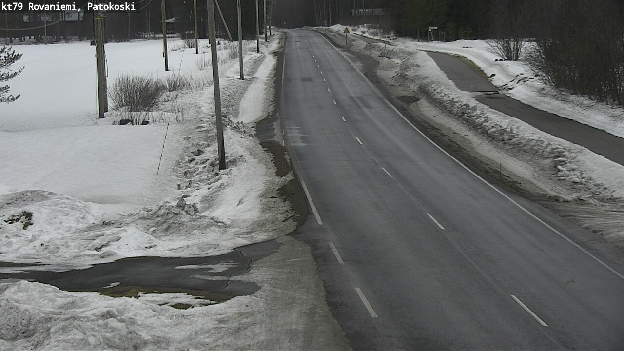 Weather Camera Image Väg 79 Rovaniemi, Patokoski, Rovaniemi, Lappi