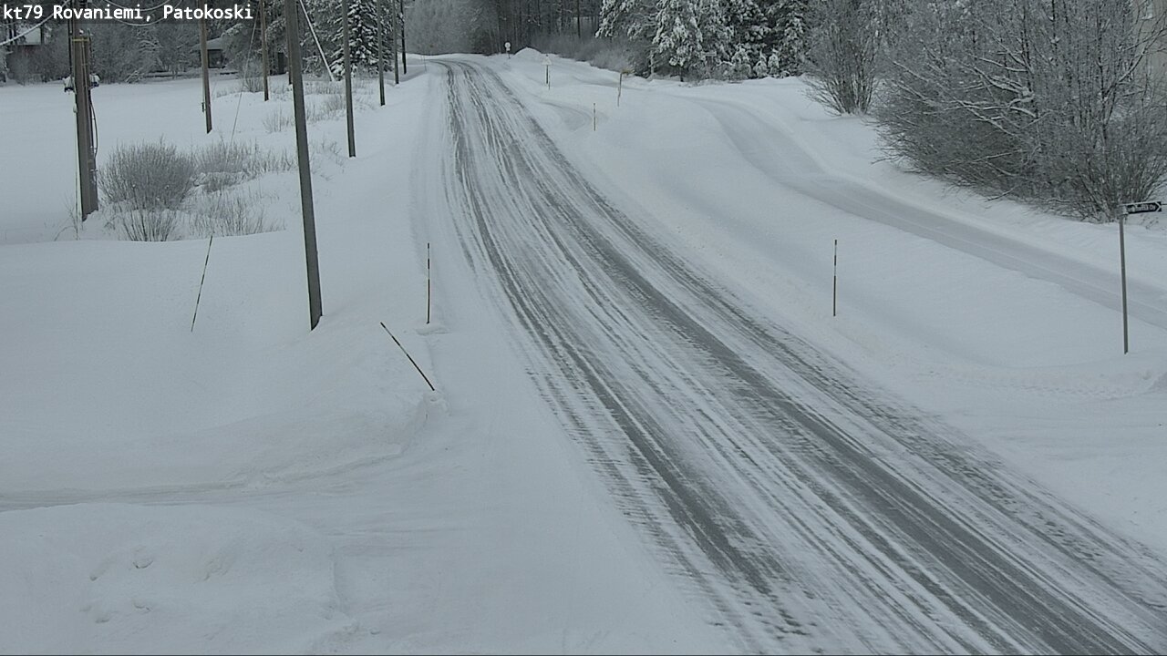 Weather Camera Image Väg 79 Rovaniemi, Patokoski, Rovaniemi, Lappi