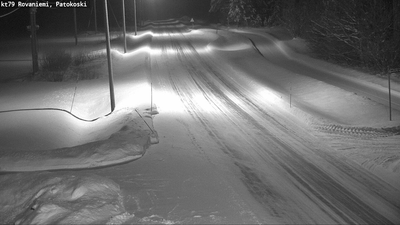 Weather Camera Image Road 79 Rovaniemi, Patokoski, Rovaniemi, Lappi