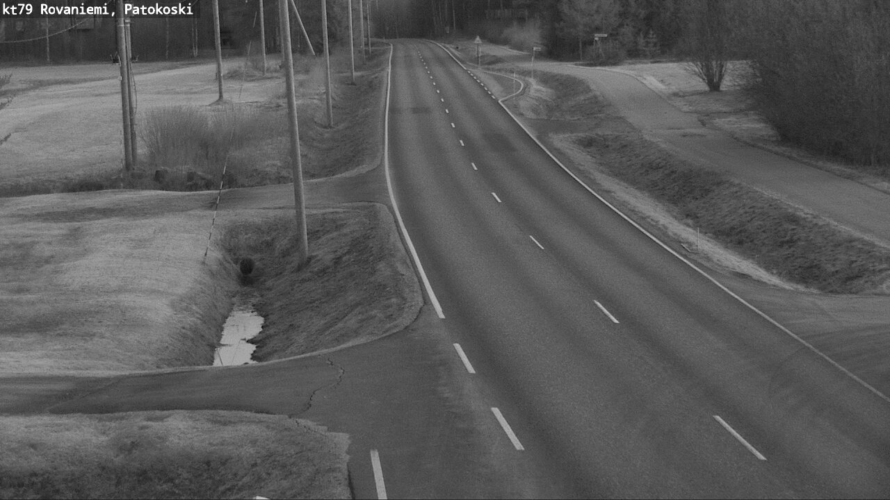 Weather Camera Image Väg 79 Rovaniemi, Patokoski, Rovaniemi, Lappi
