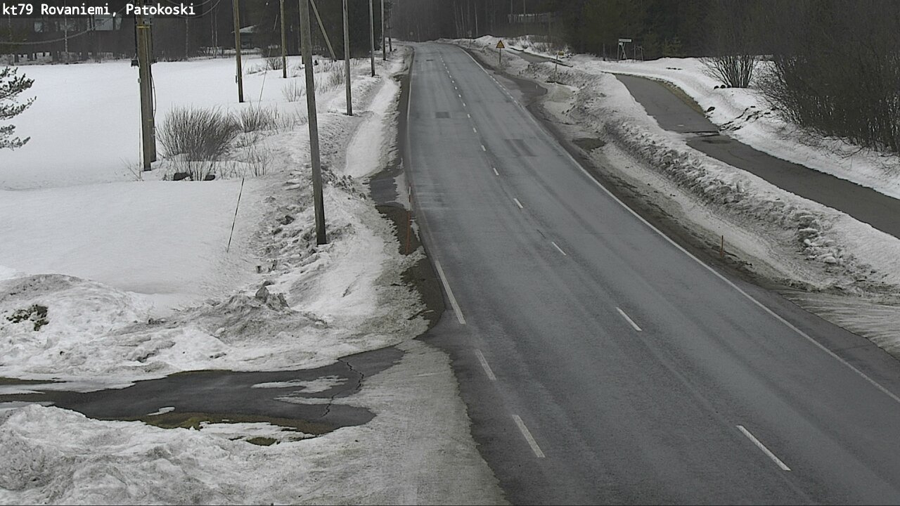 Weather Camera Image Road 79 Rovaniemi, Patokoski, Rovaniemi, Lappi