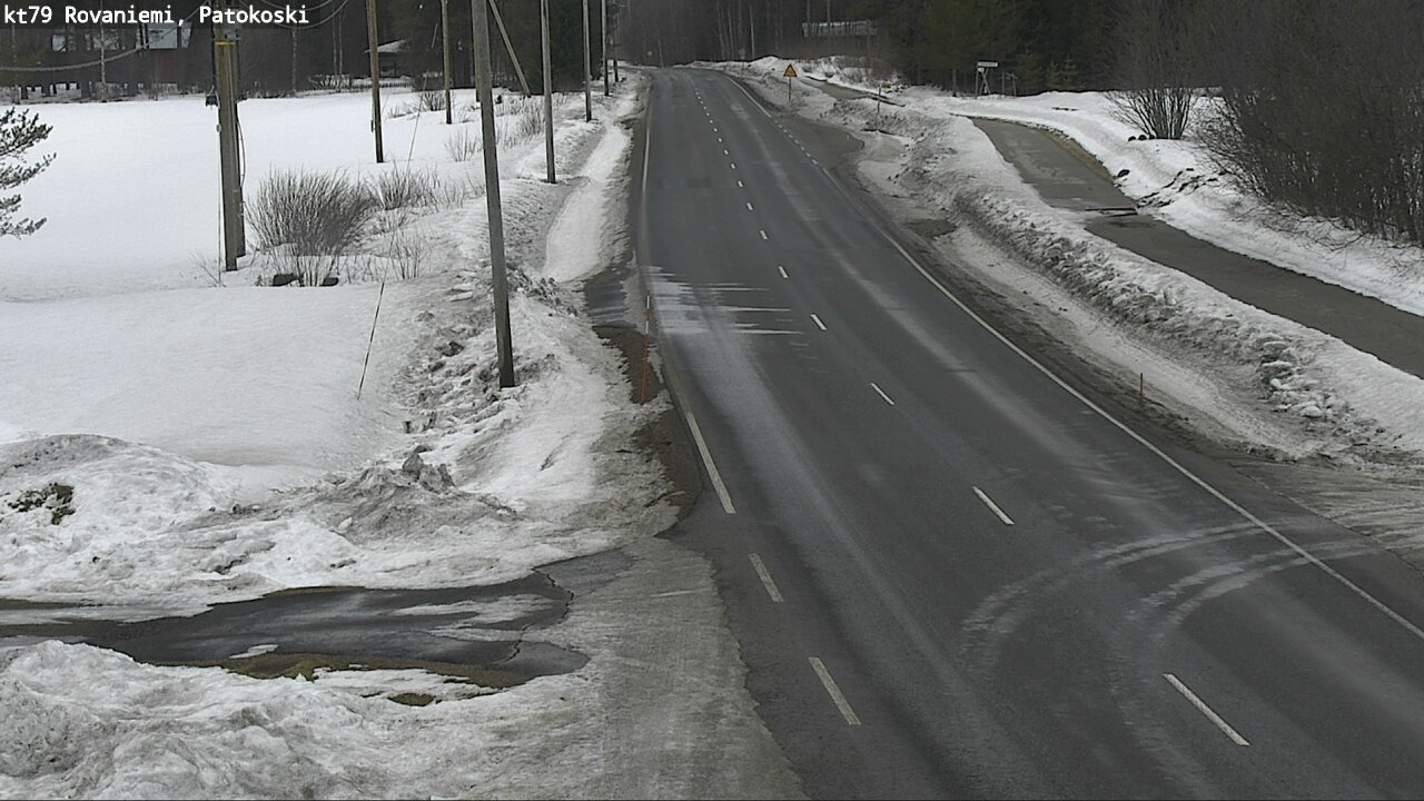 Weather Camera Image Road 79 Rovaniemi, Patokoski, Rovaniemi, Lappi