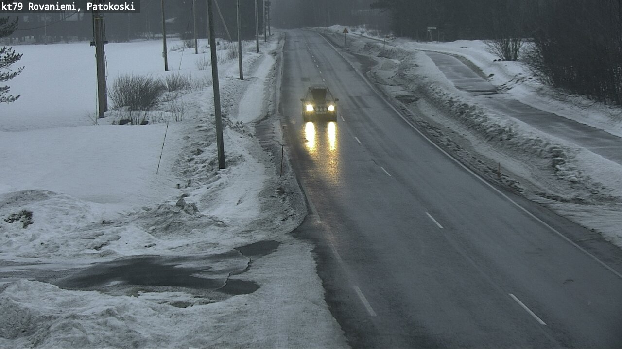 Weather Camera Image Väg 79 Rovaniemi, Patokoski, Rovaniemi, Lappi