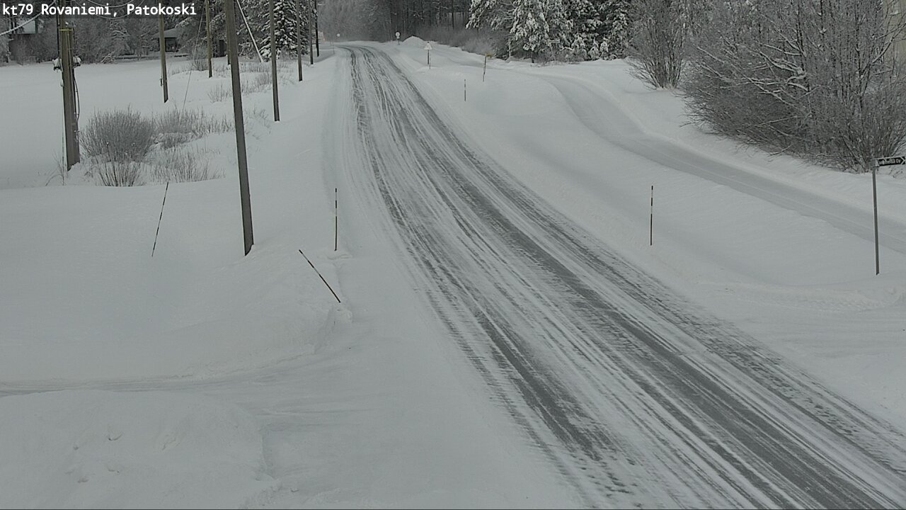 Weather Camera Image Road 79 Rovaniemi, Patokoski, Rovaniemi, Lappi
