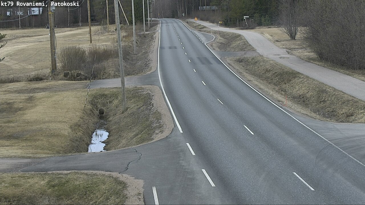 Weather Camera Image Väg 79 Rovaniemi, Patokoski, Rovaniemi, Lappi