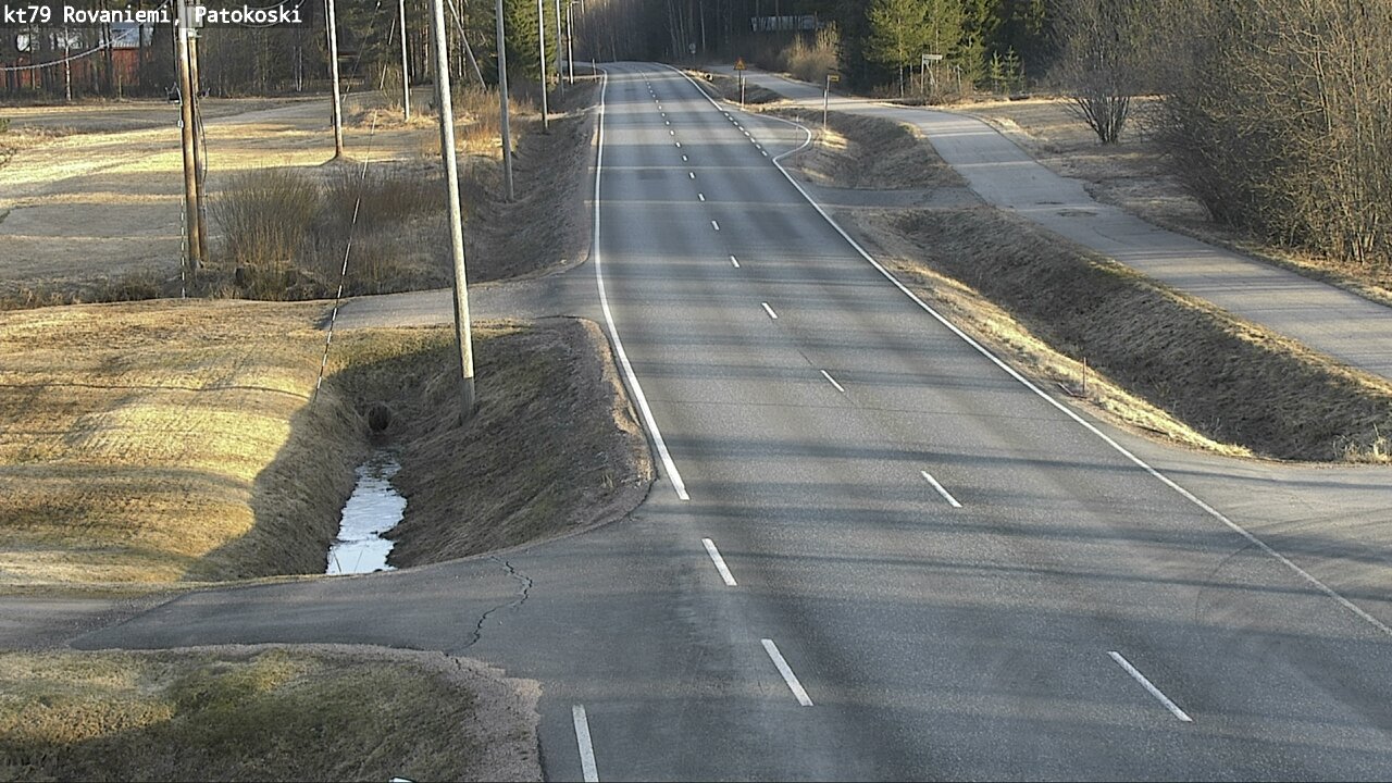 Weather Camera Image Väg 79 Rovaniemi, Patokoski, Rovaniemi, Lappi