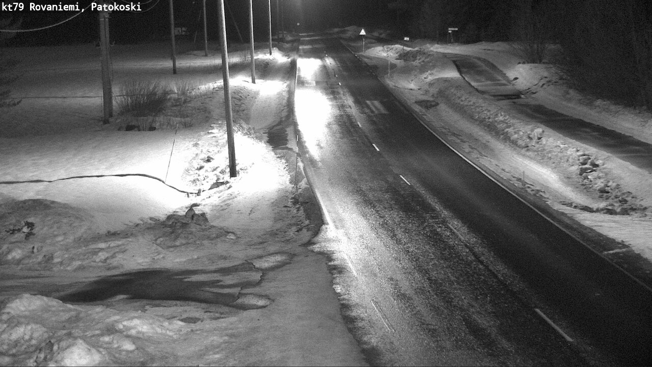 Weather Camera Image Väg 79 Rovaniemi, Patokoski, Rovaniemi, Lappi