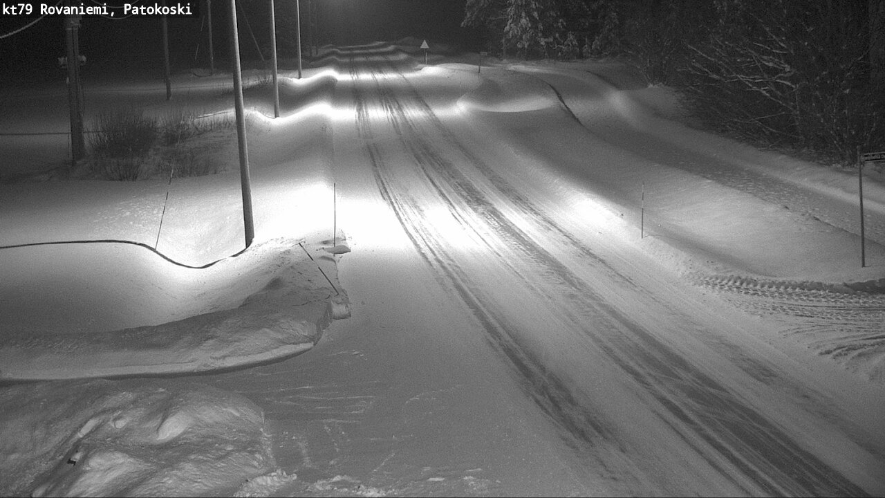 Weather Camera Image Road 79 Rovaniemi, Patokoski, Rovaniemi, Lappi