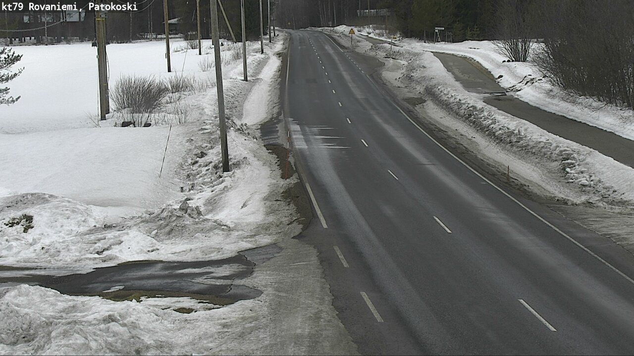 Weather Camera Image Road 79 Rovaniemi, Patokoski, Rovaniemi, Lappi