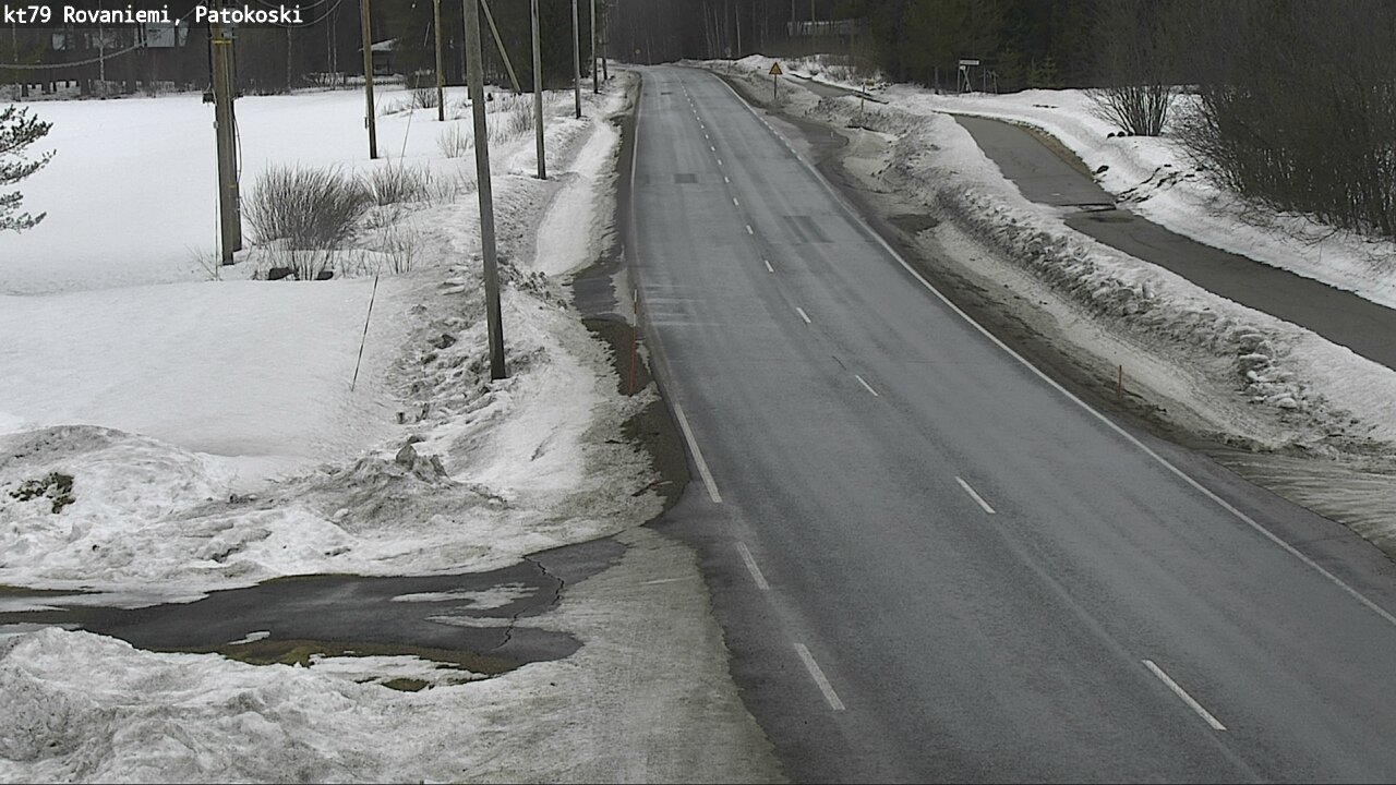 Weather Camera Image Road 79 Rovaniemi, Patokoski, Rovaniemi, Lappi