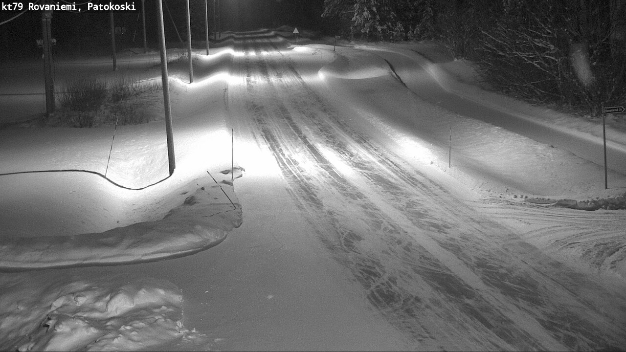 Weather Camera Image Road 79 Rovaniemi, Patokoski, Rovaniemi, Lappi