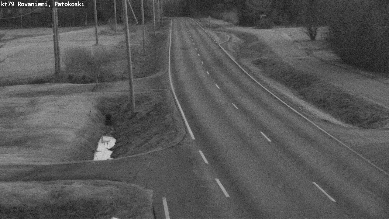 Weather Camera Image Väg 79 Rovaniemi, Patokoski, Rovaniemi, Lappi