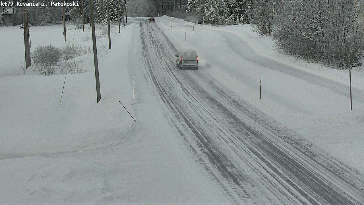 Weather Camera Image Väg 79 Rovaniemi, Patokoski, Rovaniemi, Lappi