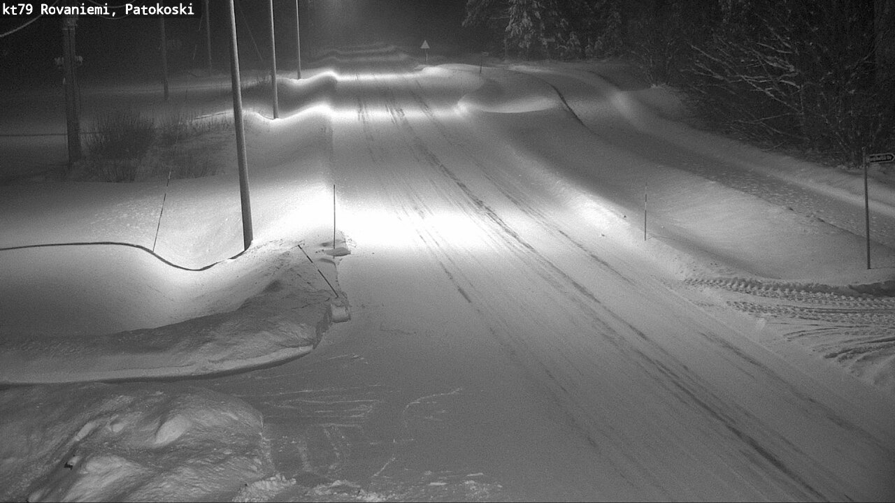 Weather Camera Image Road 79 Rovaniemi, Patokoski, Rovaniemi, Lappi