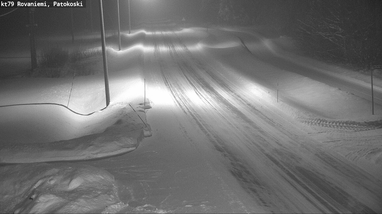 Weather Camera Image Road 79 Rovaniemi, Patokoski, Rovaniemi, Lappi