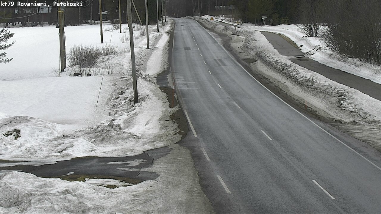 Weather Camera Image Road 79 Rovaniemi, Patokoski, Rovaniemi, Lappi