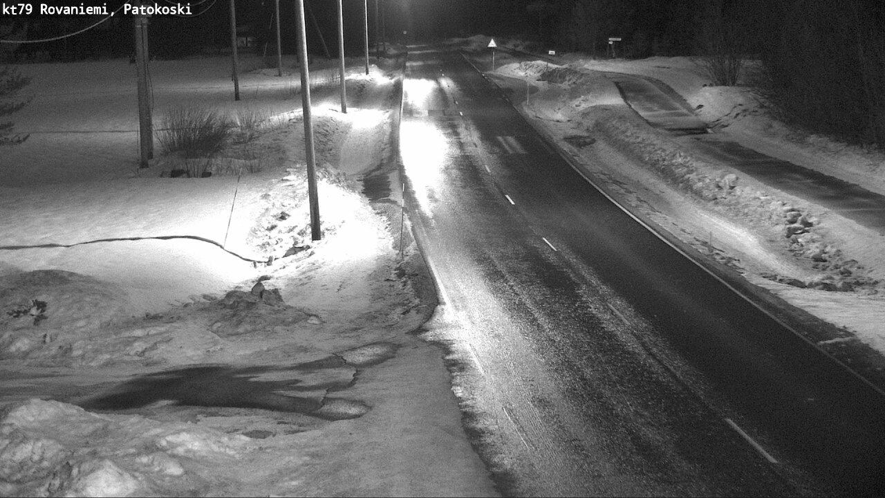 Weather Camera Image Väg 79 Rovaniemi, Patokoski, Rovaniemi, Lappi