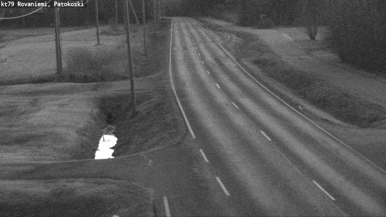Weather Camera Image Väg 79 Rovaniemi, Patokoski, Rovaniemi, Lappi