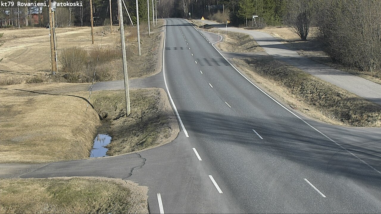 Weather Camera Image Väg 79 Rovaniemi, Patokoski, Rovaniemi, Lappi