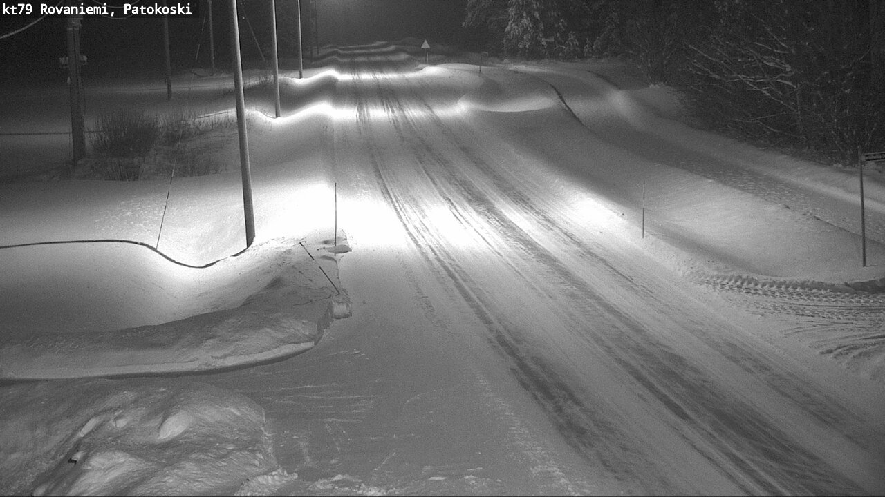 Weather Camera Image Road 79 Rovaniemi, Patokoski, Rovaniemi, Lappi